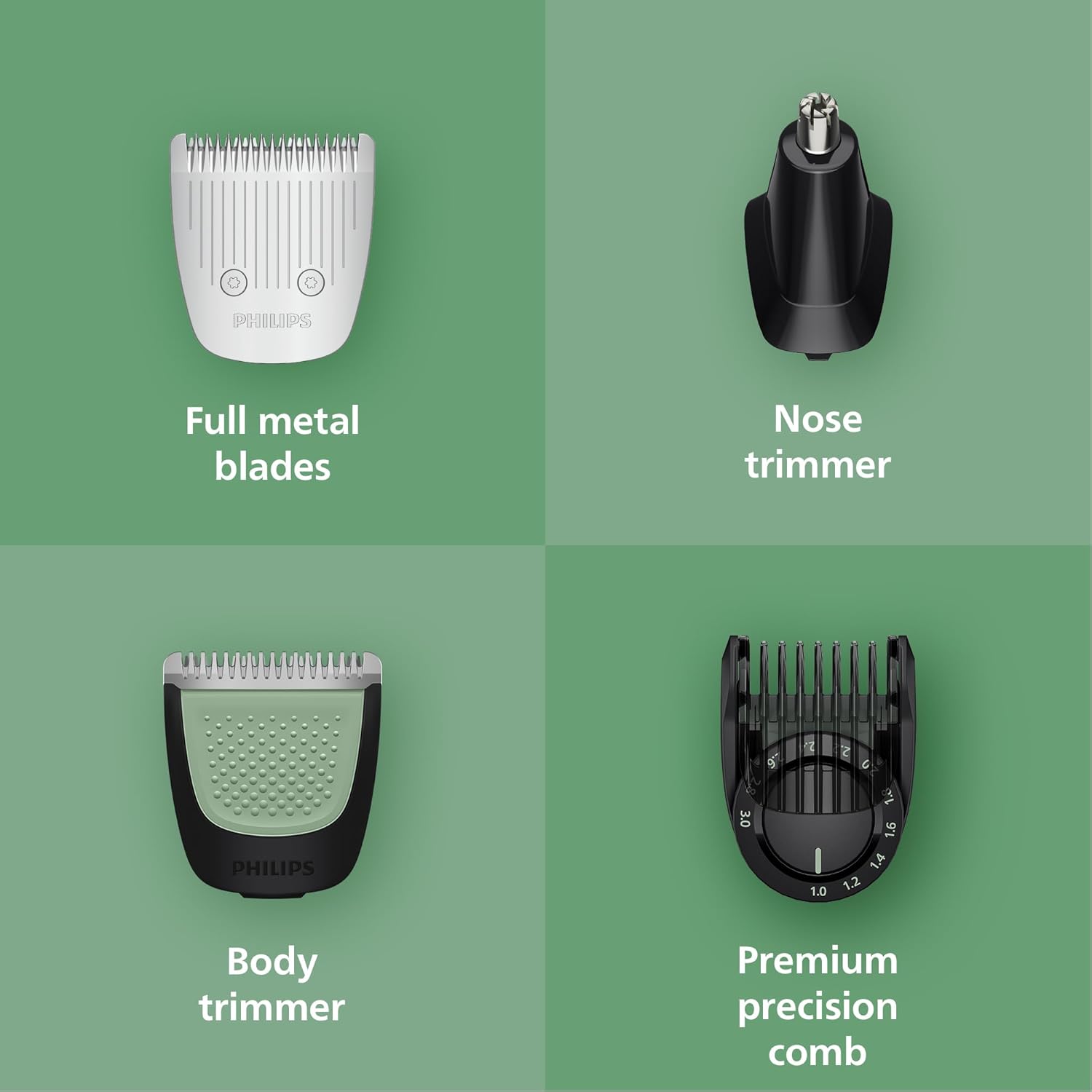 Philips Multigroom 9000 Series 19-in-1 Men’s Trimmer, Shaver & Clipper with OneBlade, Face, Head & Body Grooming Kit, 27 Length Settings, MG9556/15