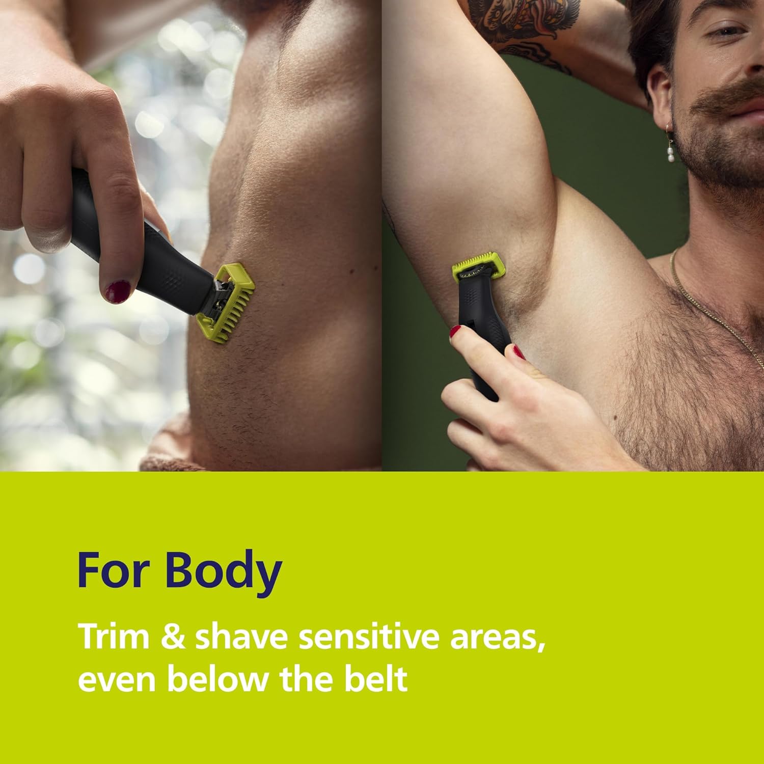 Philips OneBlade Pro 360 Face & Body Electric Beard Trimmer, Shaver and Bodygroomer With 360 Blades, Bodygrooming Kit, Charging Stand and Travel Case